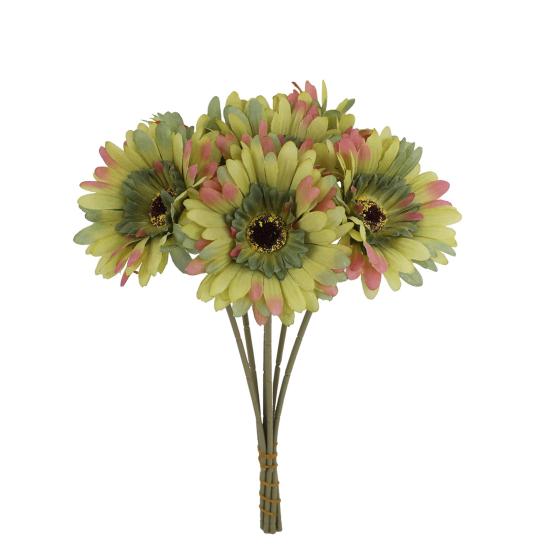 6 Bundles Artificial Gerbera Flowers with Stems Fake Wildflower Bouquet for Wedding Party Table Centerpiece Indoor Home Vase Decor Floral зелёный
6 Bundles Artificial Gerbera Flowers with Stems Fake Wildflower Bouquet for Wedding Party Table Centerpiece Indoor Home Vase Decor Floral зелёный