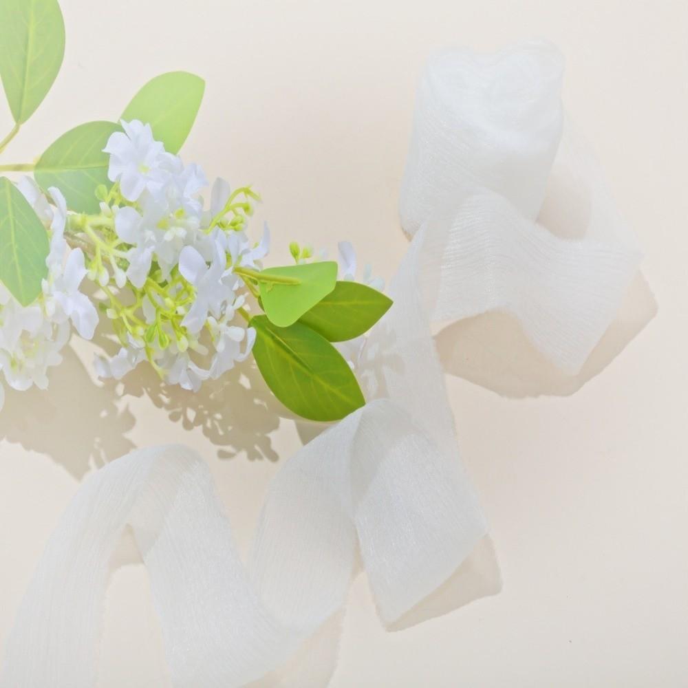 1.6In x 5 Yards 4cm Silk Chiffon Ribbons Bridal Bouquets Cake Packaging Gift Wrapping Ribbons Handmade Bows DIY Handicrafts L білий
1.6In x 5 Yards 4cm Silk Chiffon Ribbons Bridal Bouquets Cake Packaging Gift Wrapping Ribbons Handmade Bows DIY Handicrafts L білий