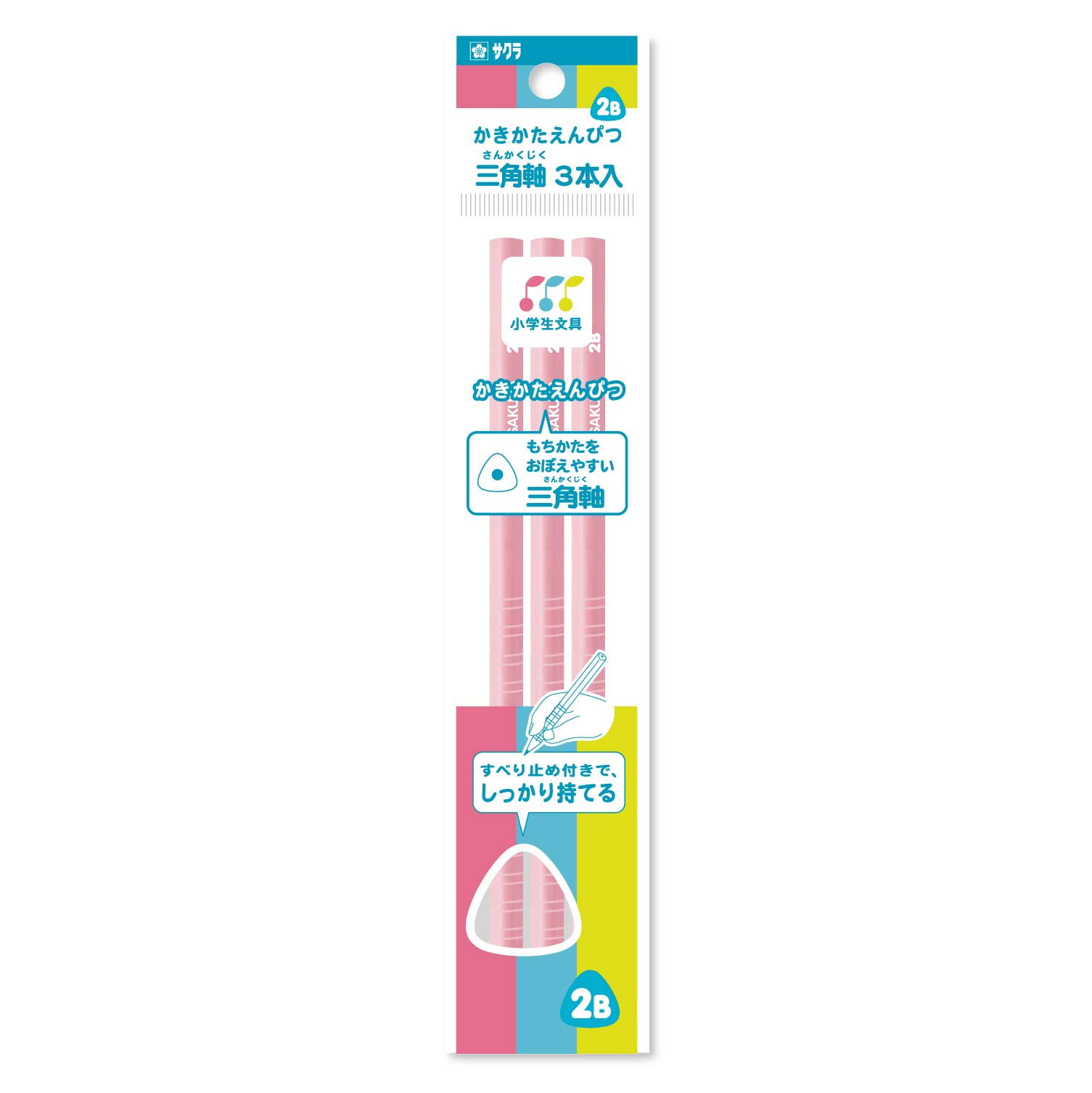 Sakura Writing Elementary School 2B G Pencil 3 Pencils x 10 Cray-Pas Pencils, Stationery, Triangle, 2B-3P#20(10), Pink, розовый
Sakura Writing Elementary School 2B G Pencil 3 Pencils x 10 Cray-Pas Pencils, Stationery, Triangle, 2B-3P#20(10), Pink, розовый