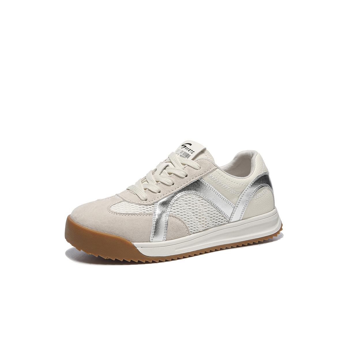 Женские кожаные балетки, сетчатые дышащие туфли Forrest Gump, весенне-летние новинки, нишевые спортивные и повседневные кеды на платформе 40 светло-серый
Женские кожаные балетки, сетчатые дышащие туфли Forrest Gump, весенне-летние новинки, нишевые спортивные и повседневные кеды на платформе 40 светло-серый