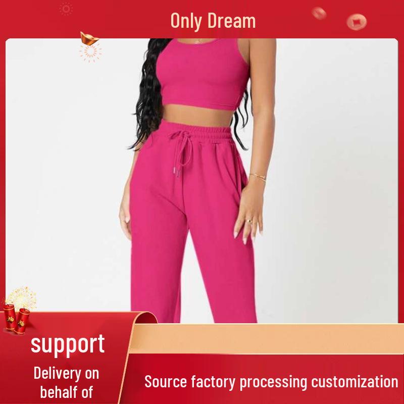 2024 Women s Spring Solid Color Round Neck Vest & High Waist Casual Trousers Set XXL кофейный
2024 Women s Spring Solid Color Round Neck Vest & High Waist Casual Trousers Set XXL кофейный