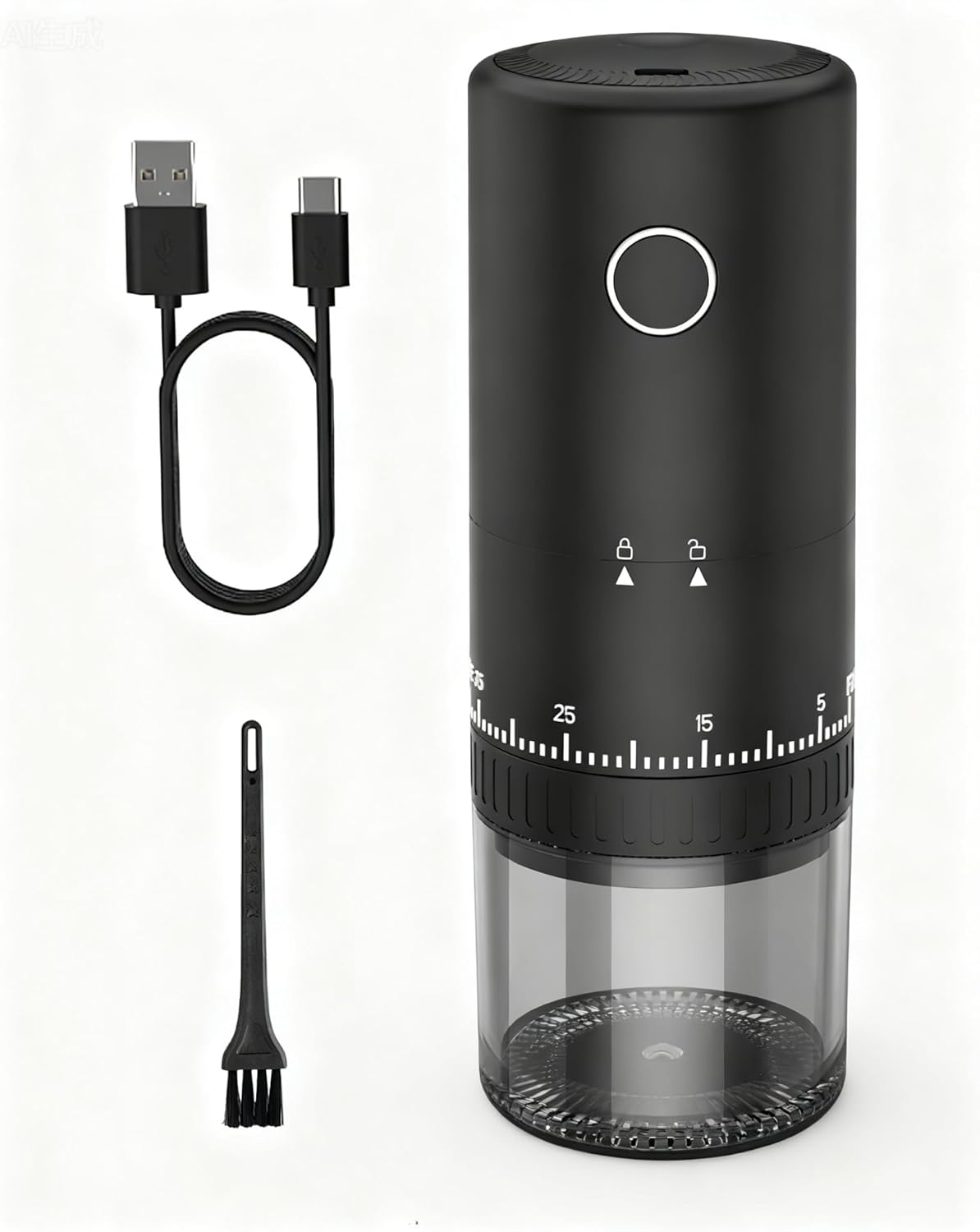 First Grind-While-Charging Rechargeable Coffee Grinder, Faster Grinding with 38 External Adjustable Settings, United States
First Grind-While-Charging Rechargeable Coffee Grinder, Faster Grinding with 38 External Adjustable Settings, United States