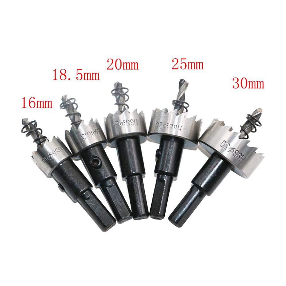 HSS Hole Saw Drill Bit Metal Hole Cutter Stainless Steel Aluminum Sheet Circular Drill Bit Tool 16-30mm срібний
HSS Hole Saw Drill Bit Metal Hole Cutter Stainless Steel Aluminum Sheet Circular Drill Bit Tool 16-30mm срібний