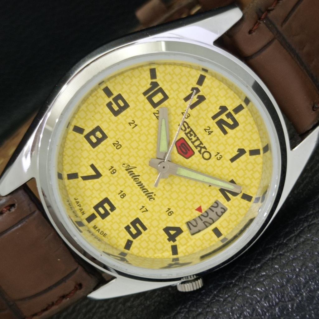 ВОССТАНОВЛЕННЫЕ ВИНТАЖНЫЕ МУЖСКИЕ ЧАСЫ SEIKO 5 AUTOMATIC JAPAN С ЖЕЛТЫМ ЦИФЕРБЛАТОМ a435101-2 R122-a435101
ВОССТАНОВЛЕННЫЕ ВИНТАЖНЫЕ МУЖСКИЕ ЧАСЫ SEIKO 5 AUTOMATIC JAPAN С ЖЕЛТЫМ ЦИФЕРБЛАТОМ a435101-2 R122-a435101