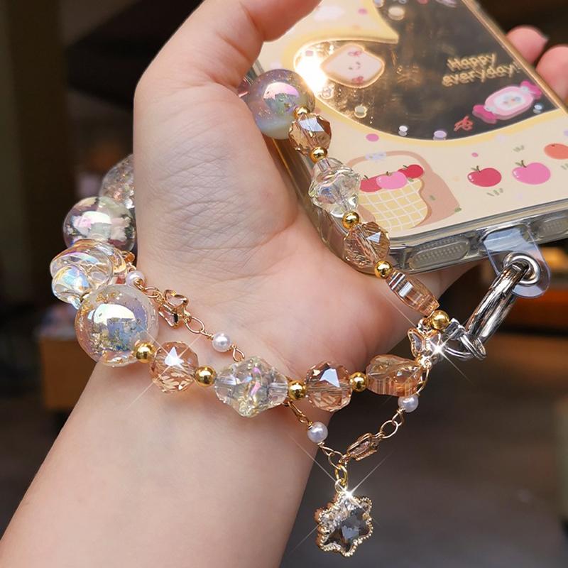 Mobile Phone Lanyard Dream Starry Bead Bracelet Clip Mobile Phone Case Universal Rope Wrist Strap Strap Bracelet Short чистый
Mobile Phone Lanyard Dream Starry Bead Bracelet Clip Mobile Phone Case Universal Rope Wrist Strap Strap Bracelet Short чистый