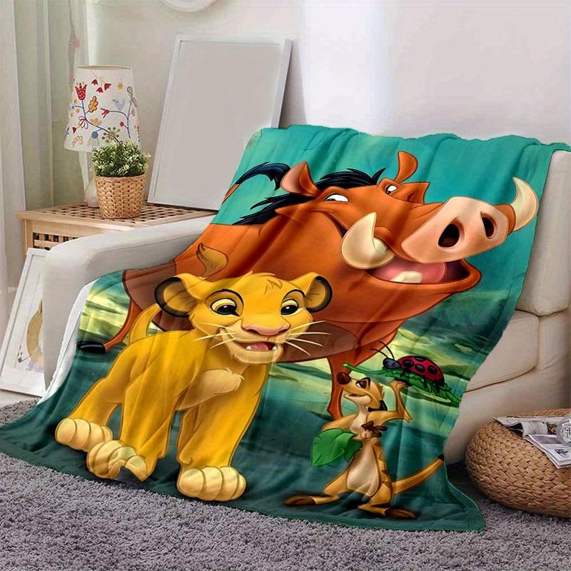 1pc. Cartoon Lion King Simba Pumbaa Timon Blanket, Home Decor Gift for All Seasons, Throw Blanket for Couch, Bed, or Car,Soft Flannel Throw 100x150cm
1pc. Cartoon Lion King Simba Pumbaa Timon Blanket, Home Decor Gift for All Seasons, Throw Blanket for Couch, Bed, or Car,Soft Flannel Throw 100x150cm