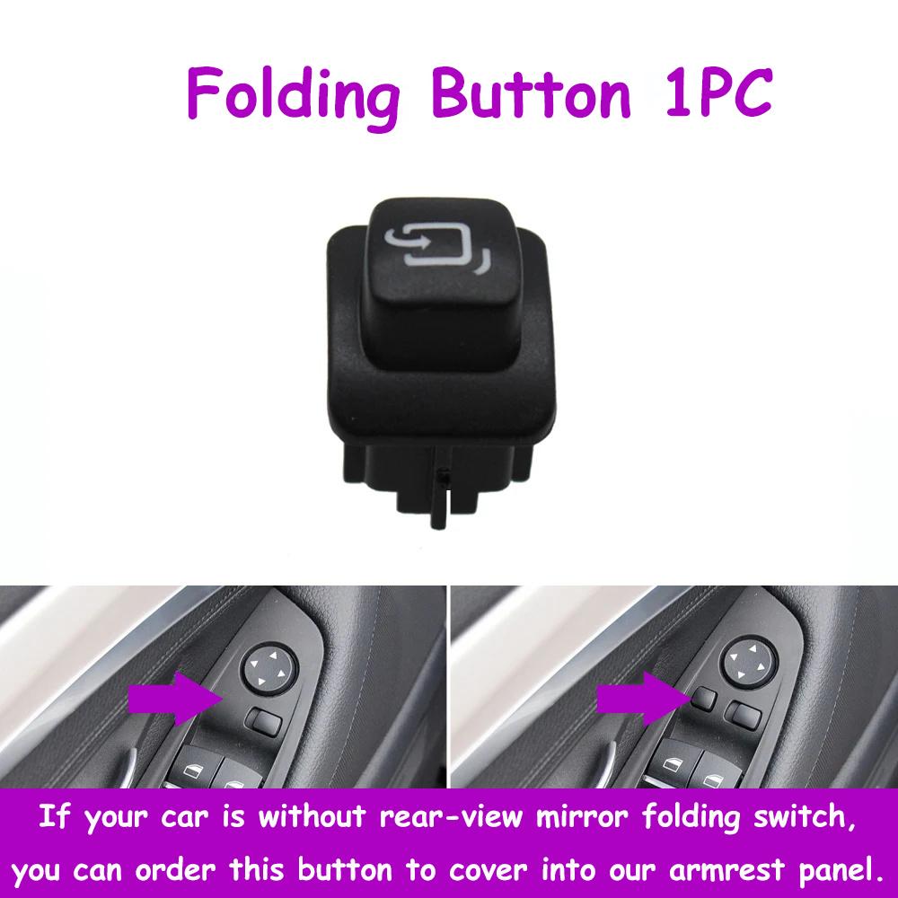 Car Armrest Side Rearview Mirror Folding Control Switch Knob Regulation Button For BMW 5 Series F10 F11 F18 520 523 525 Folding Button 1PC
Car Armrest Side Rearview Mirror Folding Control Switch Knob Regulation Button For BMW 5 Series F10 F11 F18 520 523 525 Folding Button 1PC