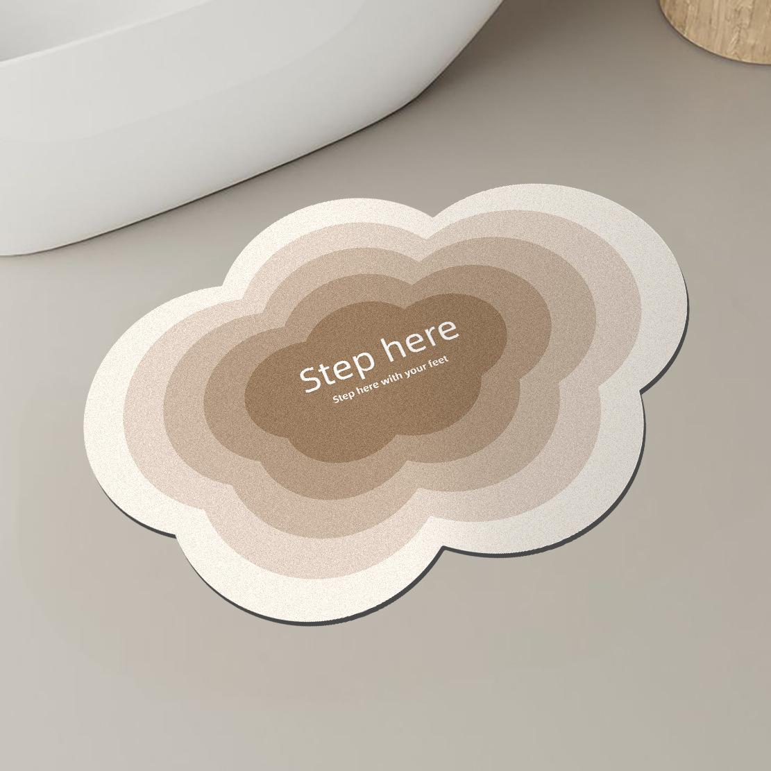 Diatom Mud Moisture-wicking Floor Surface Mat Cloud Series Restroom Bathroom Door Entry Entry Slip-resistant Foot Mat Toilet 40 * 60cm
Diatom Mud Moisture-wicking Floor Surface Mat Cloud Series Restroom Bathroom Door Entry Entry Slip-resistant Foot Mat Toilet 40 * 60cm