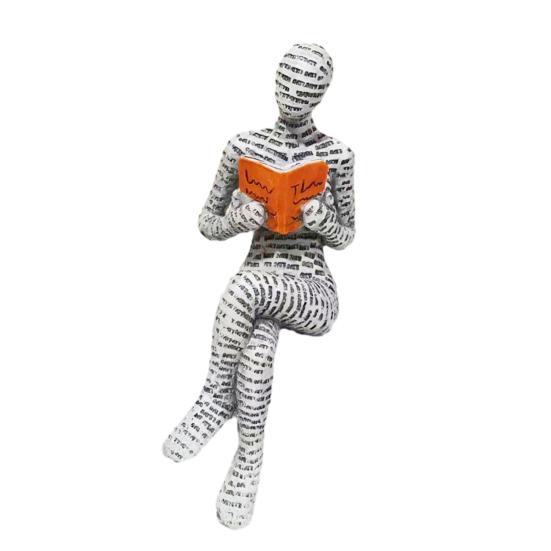 Абстрактна Читаюча Чоловіча Фігурка Сучасна Сидяча Лежача Статуетка Чоловіка з Листом Домашній Офіс Кабінет Художня Прикраса Орнамент B
Абстрактна Читаюча Чоловіча Фігурка Сучасна Сидяча Лежача Статуетка Чоловіка з Листом Домашній Офіс Кабінет Художня Прикраса Орнамент B