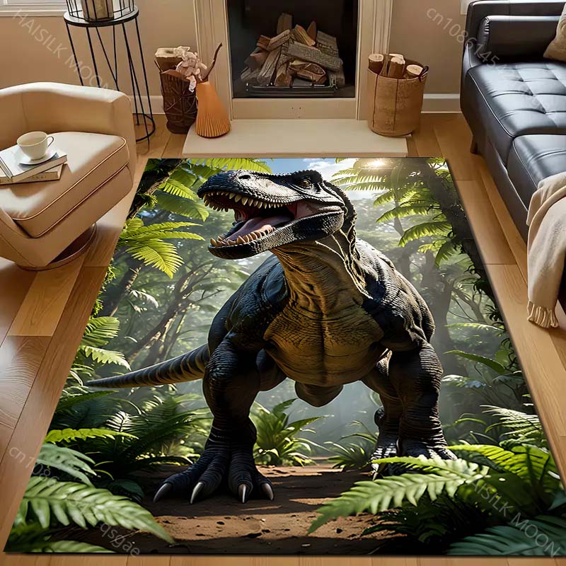 HD Forest Tyrannosaurus Print Carpet for Bedroom Living Room Bedside Sofa Floor Mat Modern Home Decor Area Rug Large Size 40x60cm (16x24in)
HD Forest Tyrannosaurus Print Carpet for Bedroom Living Room Bedside Sofa Floor Mat Modern Home Decor Area Rug Large Size 40x60cm (16x24in)