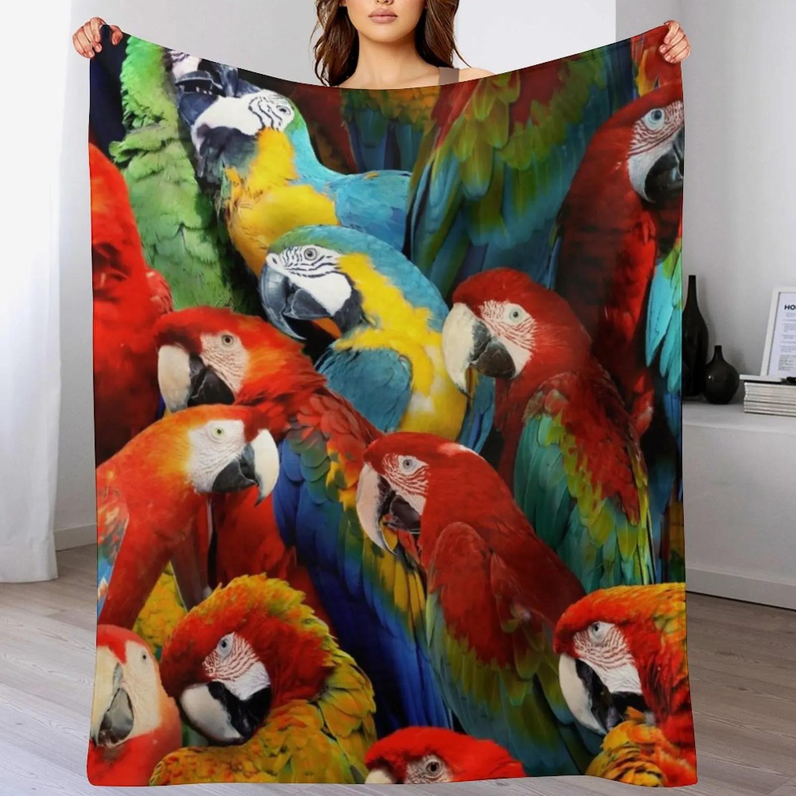 Parrots Throw Blanket Soft Warm Blanket Gift for Grandparents 102x76cm(40x30in)
Parrots Throw Blanket Soft Warm Blanket Gift for Grandparents 102x76cm(40x30in)