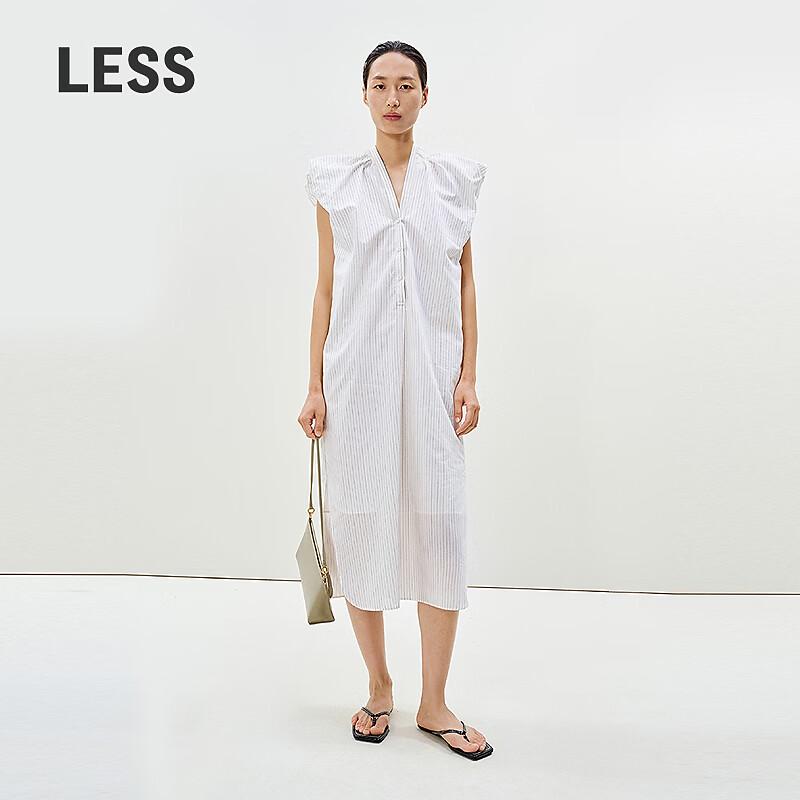 LESSLESS 2025 Summer Stand Collar Sleeveless Long Dress M
LESSLESS 2025 Summer Stand Collar Sleeveless Long Dress M