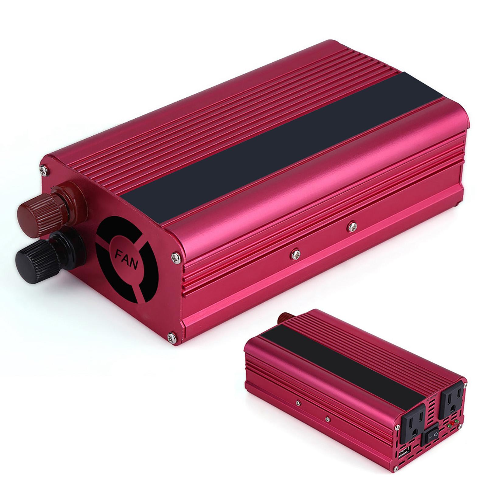 1500 Вт DC 12 В в AC 110 В Автомобильный инвертор Преобразователь USB-адаптер зарядного устройства
1500 Вт DC 12 В в AC 110 В Автомобильный инвертор Преобразователь USB-адаптер зарядного устройства