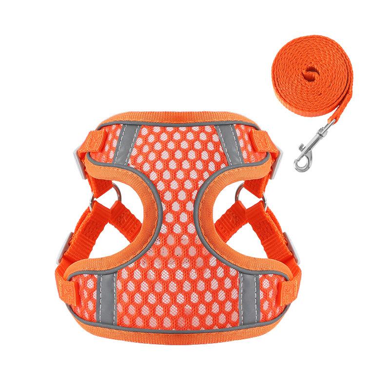 Pet cat dog leash vest type breathable chest strap go out cat rope cat chain anti-break free XL (20-15 kg) оранжевый
Pet cat dog leash vest type breathable chest strap go out cat rope cat chain anti-break free XL (20-15 kg) оранжевый