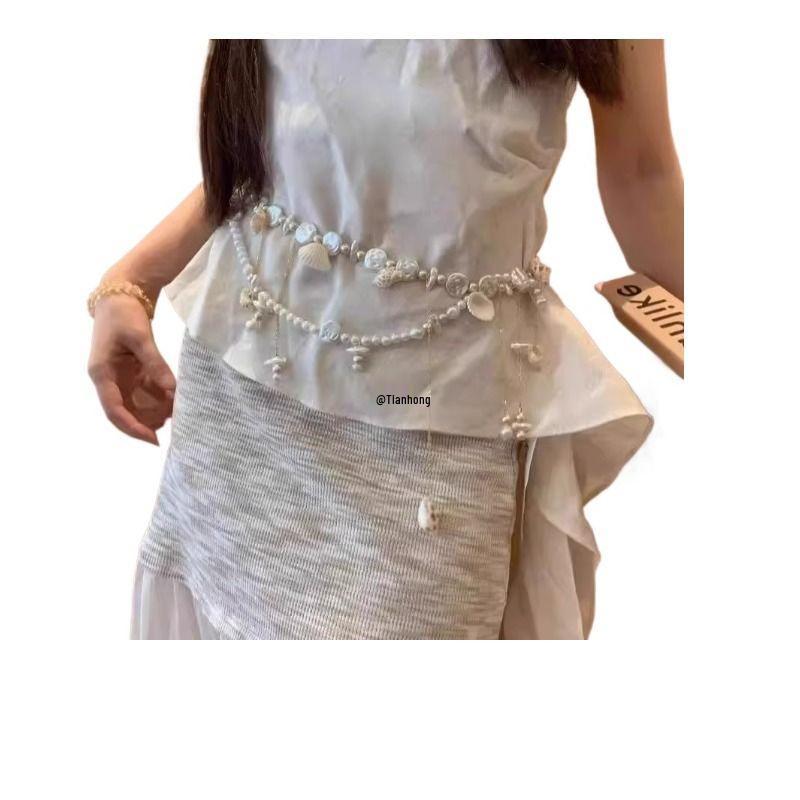 Ожерелье-пояс из ракушек Жемчужного пляжа с кисточкой - Женский аксессуар для отпускного платья Simple Versatile Necklace
Ожерелье-пояс из ракушек Жемчужного пляжа с кисточкой - Женский аксессуар для отпускного платья Simple Versatile Necklace