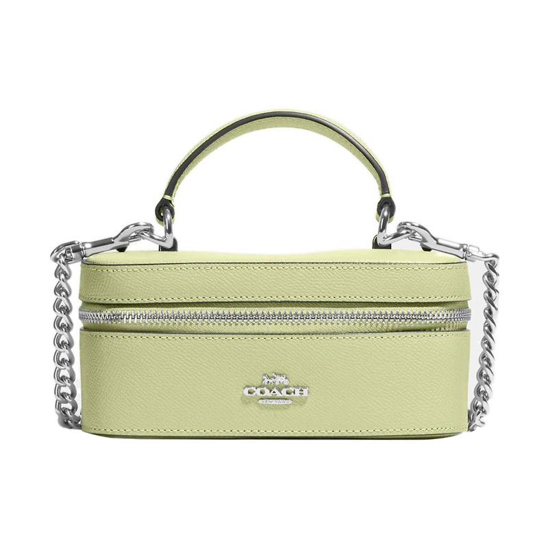 COACH 18 Silver Letter Logo Logo Zipper Closure Cross Grain Leather Box Bag Handbag Shoulder Bag Crossbody Bag Small Women s Grass Green срібний
COACH 18 Silver Letter Logo Logo Zipper Closure Cross Grain Leather Box Bag Handbag Shoulder Bag Crossbody Bag Small Women s Grass Green срібний