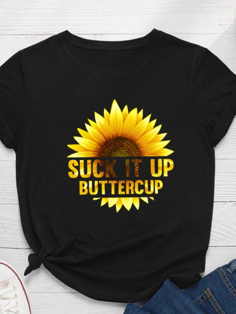 Suck It Up Golden Sunflower Print Women T Shirt Short Sleeve O Neck Loose Women Tshirt Ladies Tee Shirt Tops Camisetas Mujer XXXL рожевий червоний колір
Suck It Up Golden Sunflower Print Women T Shirt Short Sleeve O Neck Loose Women Tshirt Ladies Tee Shirt Tops Camisetas Mujer XXXL рожевий червоний колір