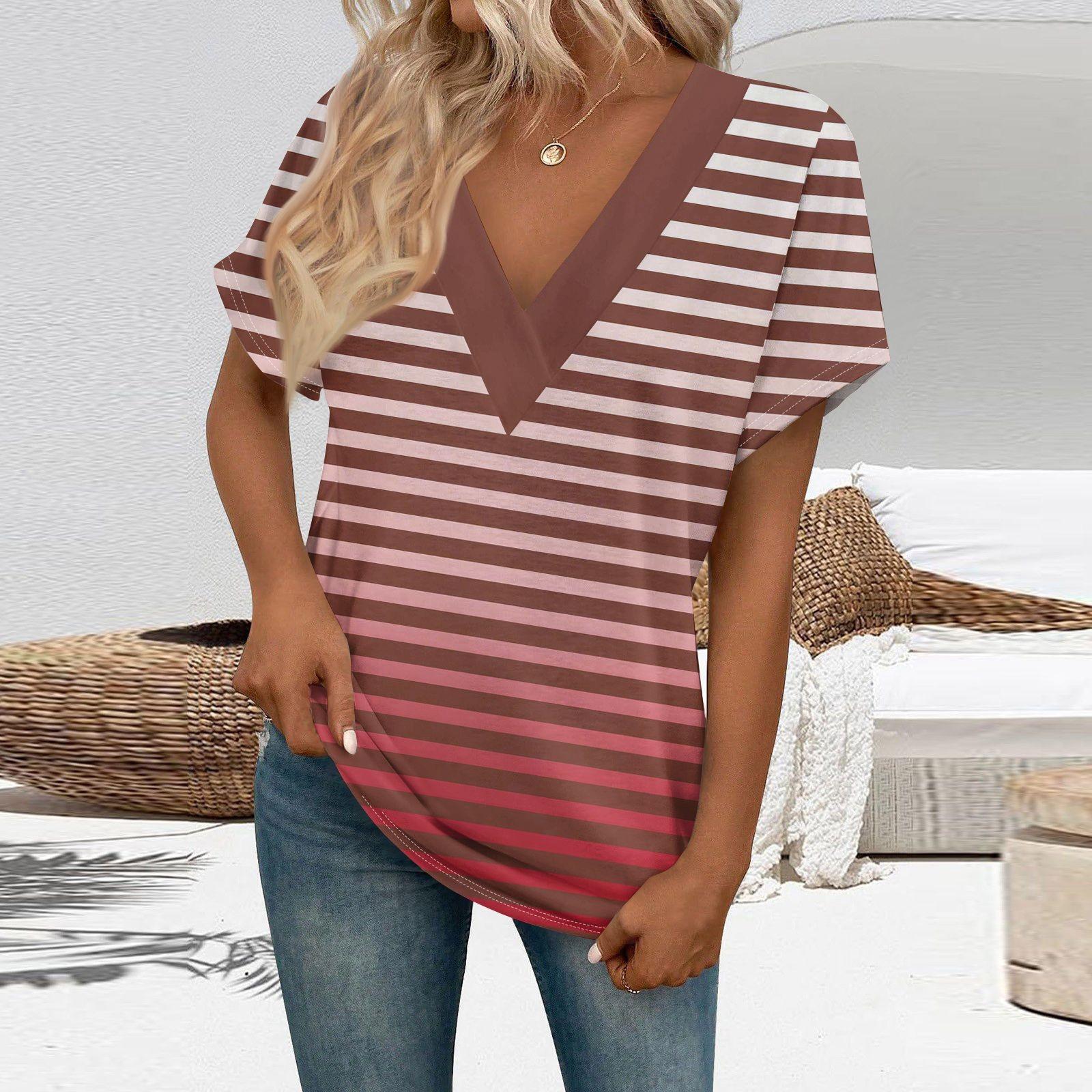 Футболки с коротким рукавом, футболки с v-образным вырезом, женские модные топы, модные легкие, мягкие повседневные летние наряды S розовый
Футболки с коротким рукавом, футболки с v-образным вырезом, женские модные топы, модные легкие, мягкие повседневные летние наряды S розовый