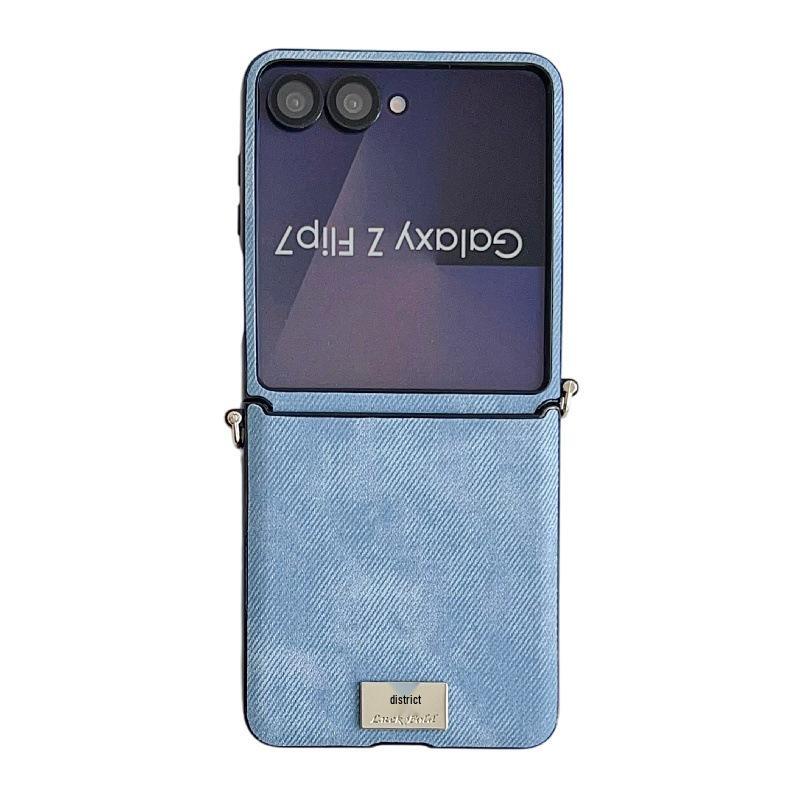 Samsung Z Flip7 Case: Stylish Denim Texture, Drop-Proof, Foldable Screen Protection, Anti-Lost Wrist Strap, Lanyard Included. Samsung Z Flip6
Samsung Z Flip7 Case: Stylish Denim Texture, Drop-Proof, Foldable Screen Protection, Anti-Lost Wrist Strap, Lanyard Included. Samsung Z Flip6