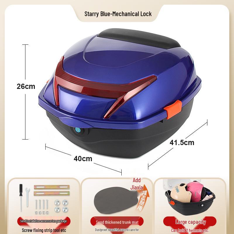 Большой багажник для электромобиля и мотоцикла - Универсальное хранилище с защитой от тряски для электровелосипедов
Большой багажник для электромобиля и мотоцикла - Универсальное хранилище с защитой от тряски для электровелосипедов