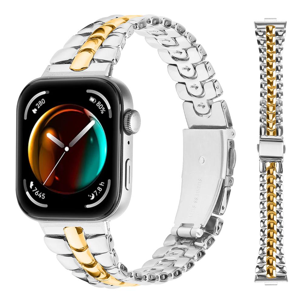 Для Huawei Watch Fit 3 Ремешок для часов Дизайн «рыбья кость» Наручный ремешок Браслет Silver+Gold
Для Huawei Watch Fit 3 Ремешок для часов Дизайн «рыбья кость» Наручный ремешок Браслет Silver+Gold