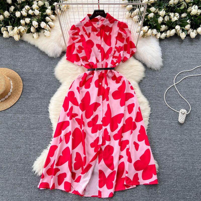 Women s Clothing Niche Style Summer Wooden Ear Elegance Dress Red One size
Women s Clothing Niche Style Summer Wooden Ear Elegance Dress Red One size