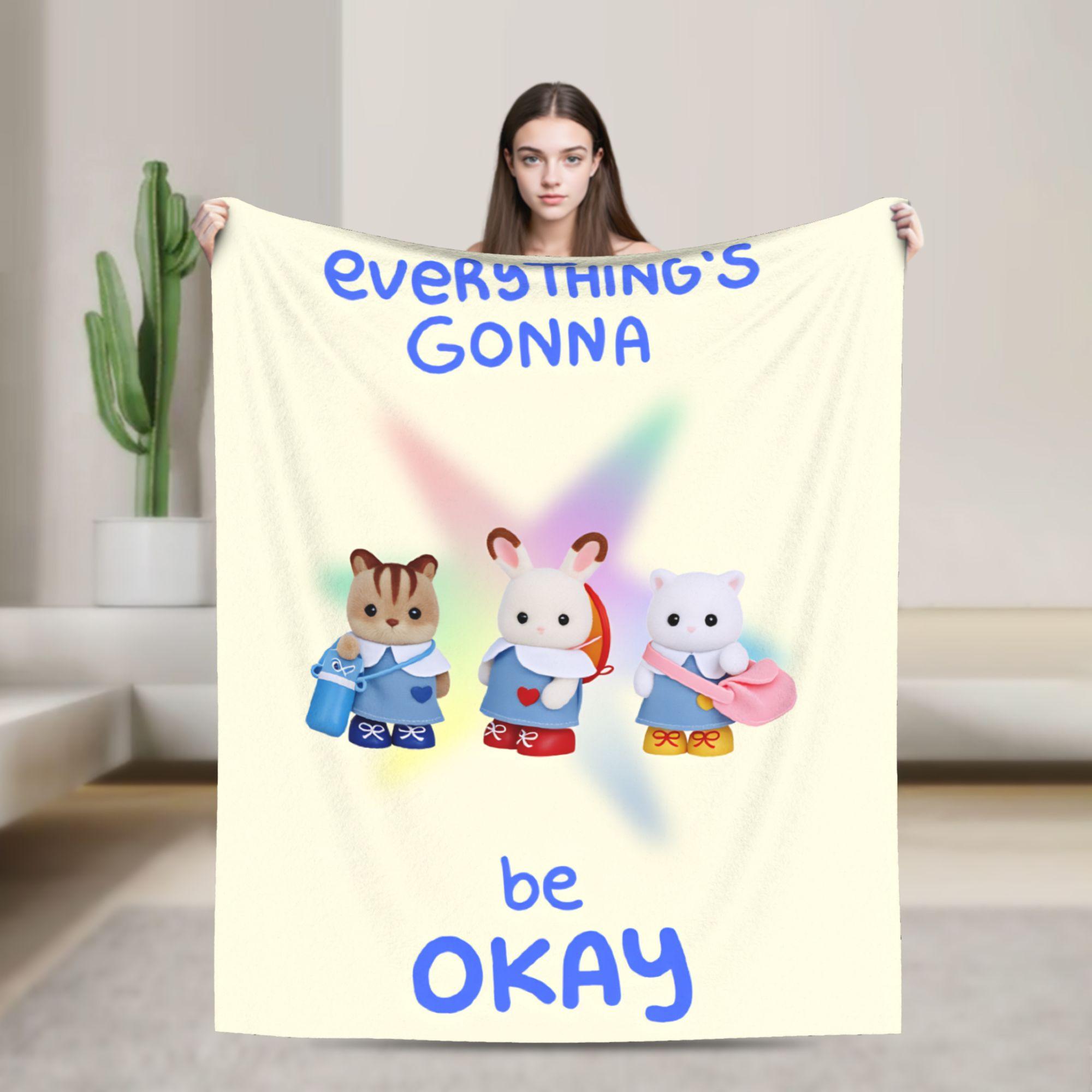 Cute Sylvanian Families Soft Warm Blankets Camping Plush Throw Blanket Funny Bedroom Flannel Bedspread Sofa Bed Cover 75cmx90cm
Cute Sylvanian Families Soft Warm Blankets Camping Plush Throw Blanket Funny Bedroom Flannel Bedspread Sofa Bed Cover 75cmx90cm