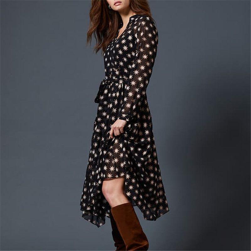 British Single Five-Pointed Star Two-piece Set Spring and Autumn Elegant Long sleeve Women Split Irregular Jumpsuit Long dress Waist Hugging Black 12
British Single Five-Pointed Star Two-piece Set Spring and Autumn Elegant Long sleeve Women Split Irregular Jumpsuit Long dress Waist Hugging Black 12