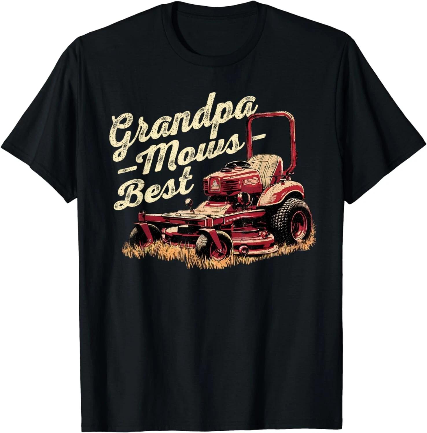 Grandpa Mows Best Lawn Mowing Mower Gardening Landscaping Gift Unisex T-Shirt 4XL
Grandpa Mows Best Lawn Mowing Mower Gardening Landscaping Gift Unisex T-Shirt 4XL