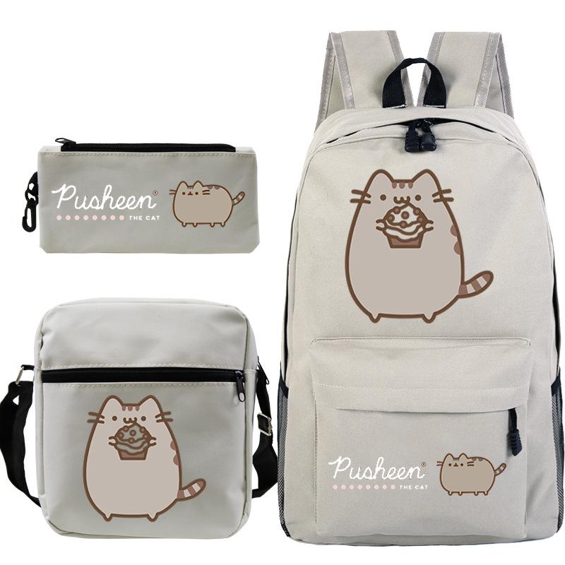 Pusheen товстий кіт милий мультяшний принт шкільний рюкзак транскордонний студентський портативний на плече пенал набір з трьох предметів No specification
Pusheen товстий кіт милий мультяшний принт шкільний рюкзак транскордонний студентський портативний на плече пенал набір з трьох предметів No specification