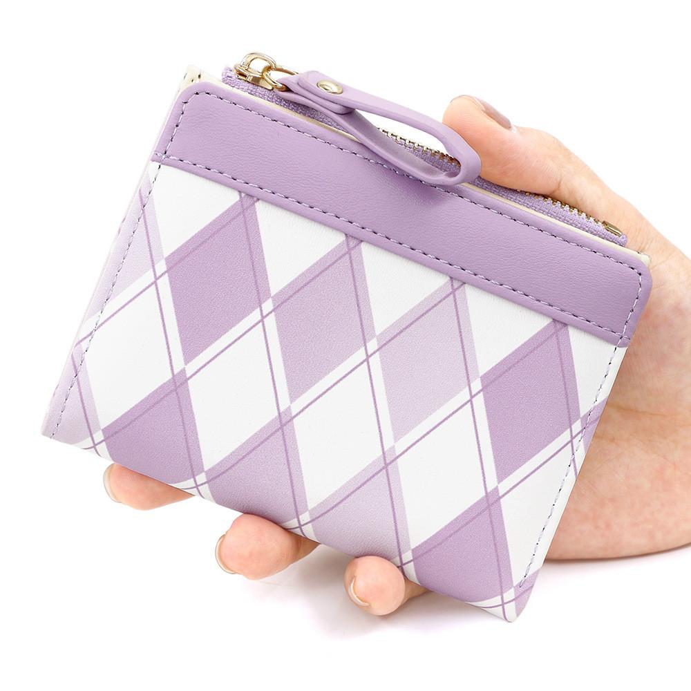 Womens Short Wallet Pu Material With Color Block Design And Large Capacity For Daily Use фіолетовий
Womens Short Wallet Pu Material With Color Block Design And Large Capacity For Daily Use фіолетовий