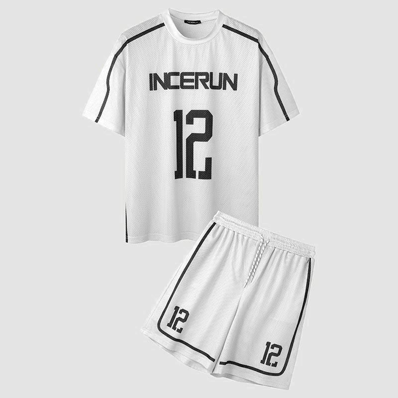 INCERUN Summer Men Sport Two Sets Netyran Short Sleeve T-shirts Shorts Suits XL белый
INCERUN Summer Men Sport Two Sets Netyran Short Sleeve T-shirts Shorts Suits XL белый