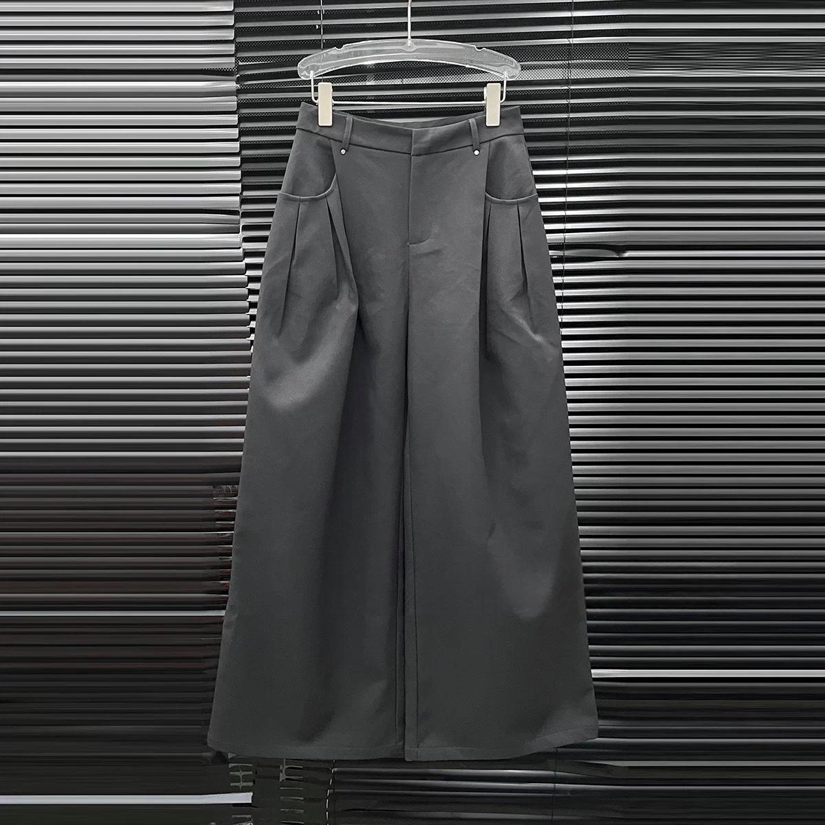 2025 A/W Personalized Wide-Leg Pocket Casual Women s Pants Large сірий колір
2025 A/W Personalized Wide-Leg Pocket Casual Women s Pants Large сірий колір