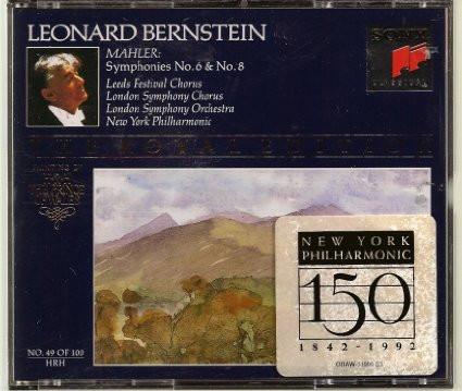 CD BERNSTEIN; NYPO - Mahler;Symphonies 6&8 SM3K47581 Sony Classical 1992 UK Classical Used
CD BERNSTEIN; NYPO - Mahler;Symphonies 6&8 SM3K47581 Sony Classical 1992 UK Classical Used