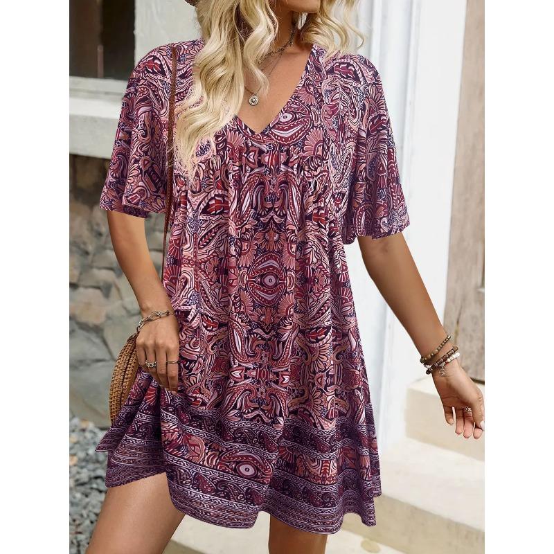 BITCED Fashion Summer Spring Short Sleeve V-Neck Casual Dresses International design S фиолетовый
BITCED Fashion Summer Spring Short Sleeve V-Neck Casual Dresses International design S фиолетовый
