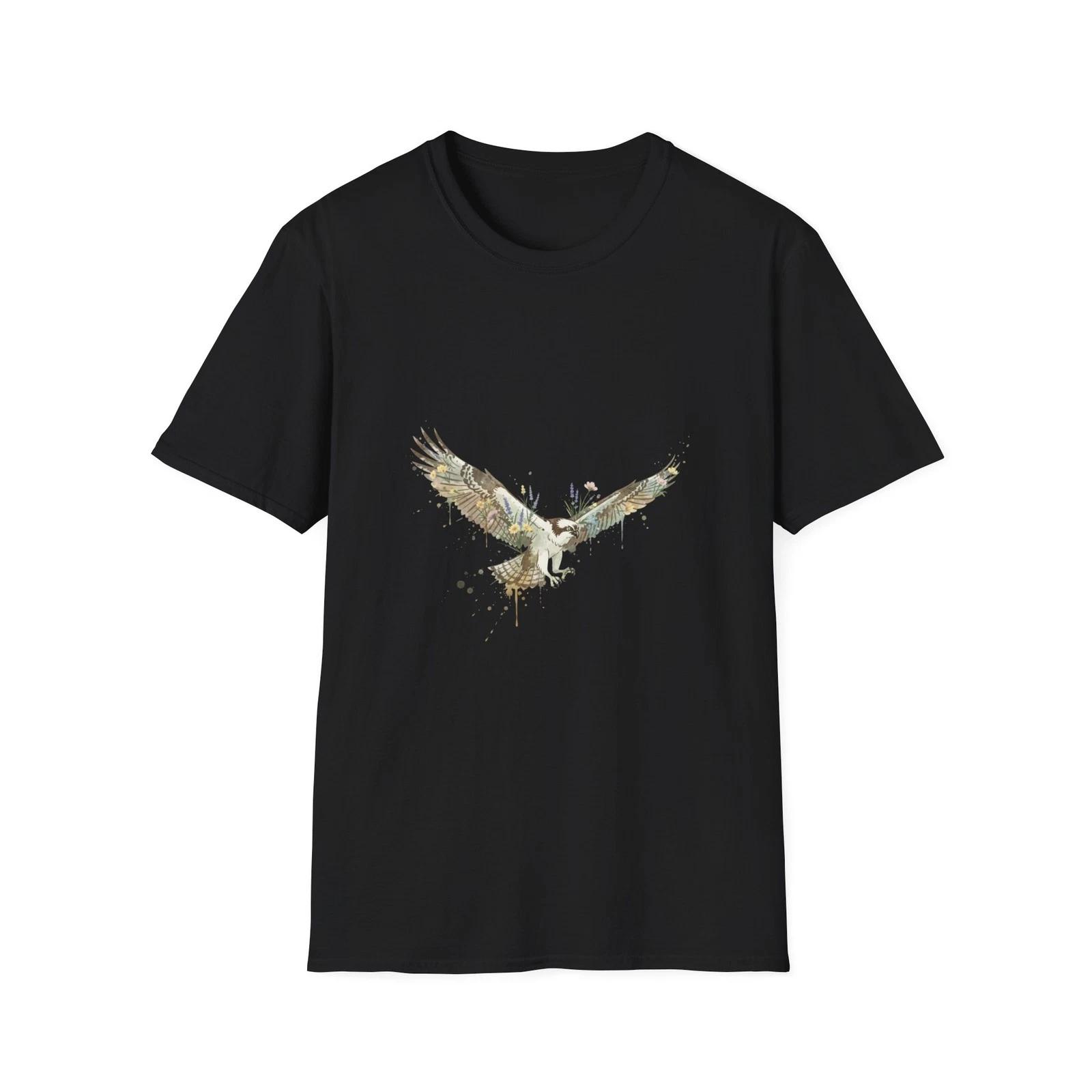 Eagle Floral Watercolor Nature Black Tee Wildlife Graphic T-Shirt 2XL
Eagle Floral Watercolor Nature Black Tee Wildlife Graphic T-Shirt 2XL