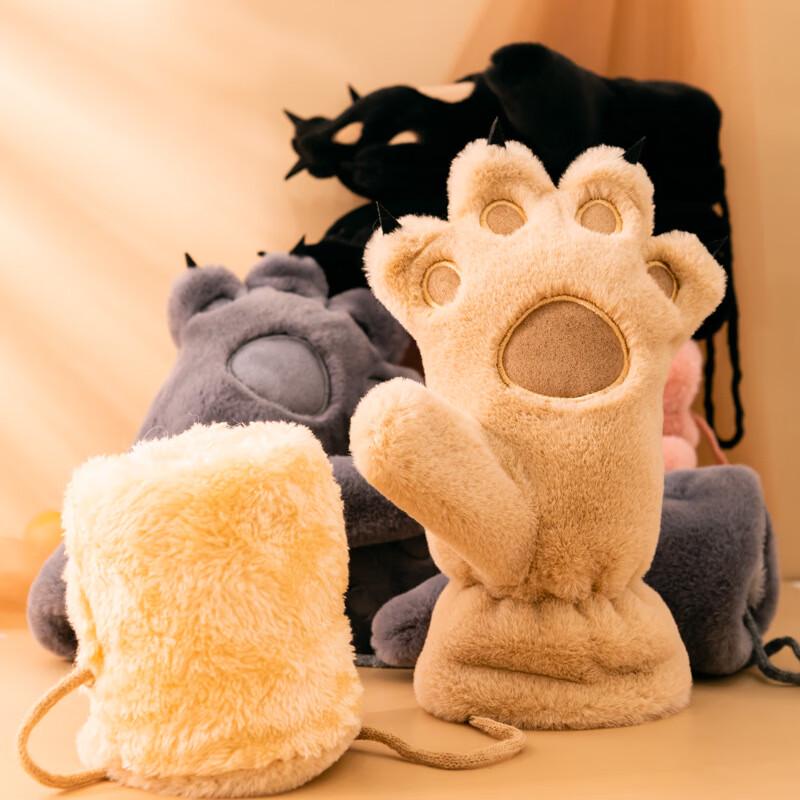 Зимові Хутряні Теплі Рукавички з Малюнком Котячих Лапок
Зимові Хутряні Теплі Рукавички з Малюнком Котячих Лапок