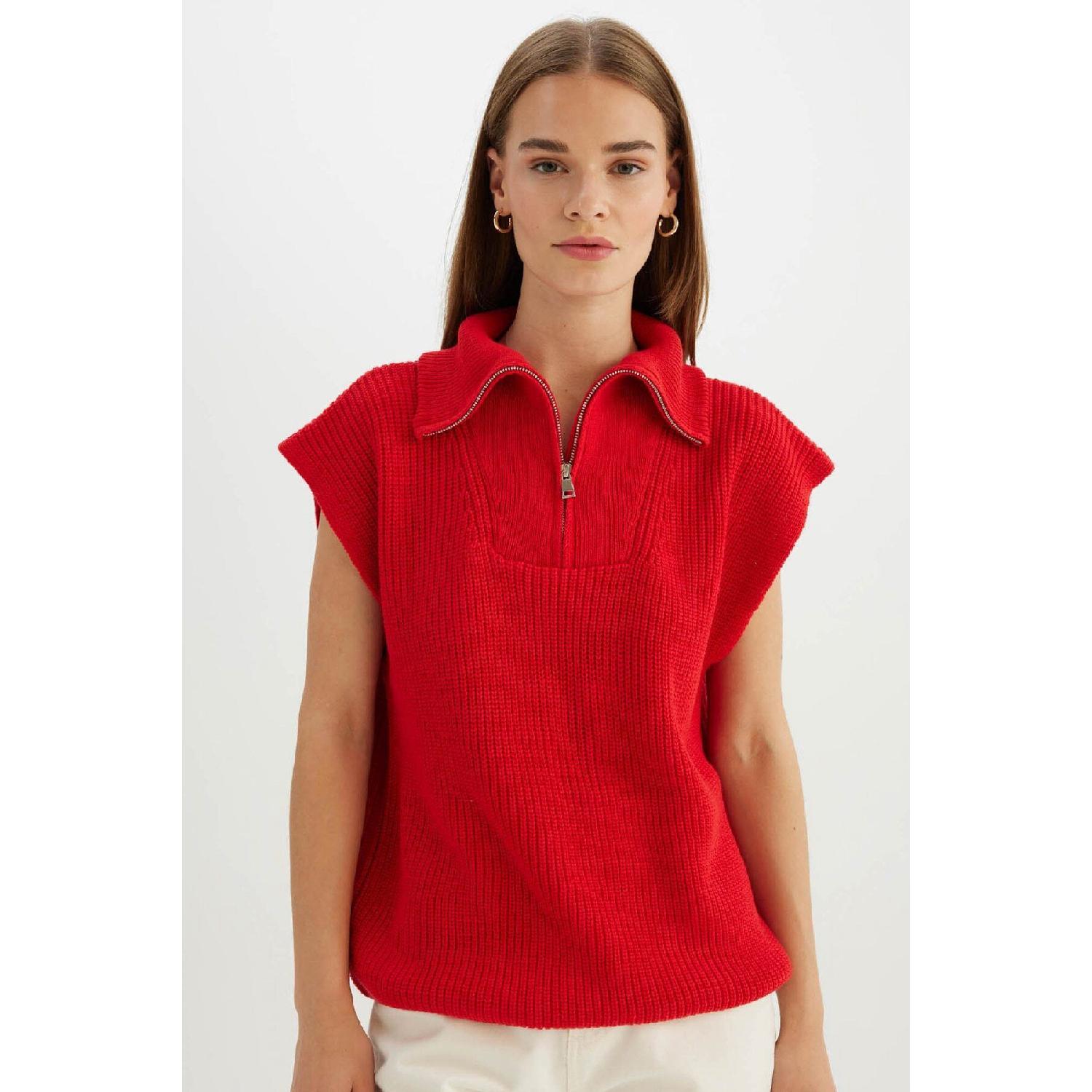 Relax Fit Zippered Stand Collar Selanik Fabric Red Knitwear Sweater C4849ax24au XS красный
Relax Fit Zippered Stand Collar Selanik Fabric Red Knitwear Sweater C4849ax24au XS красный