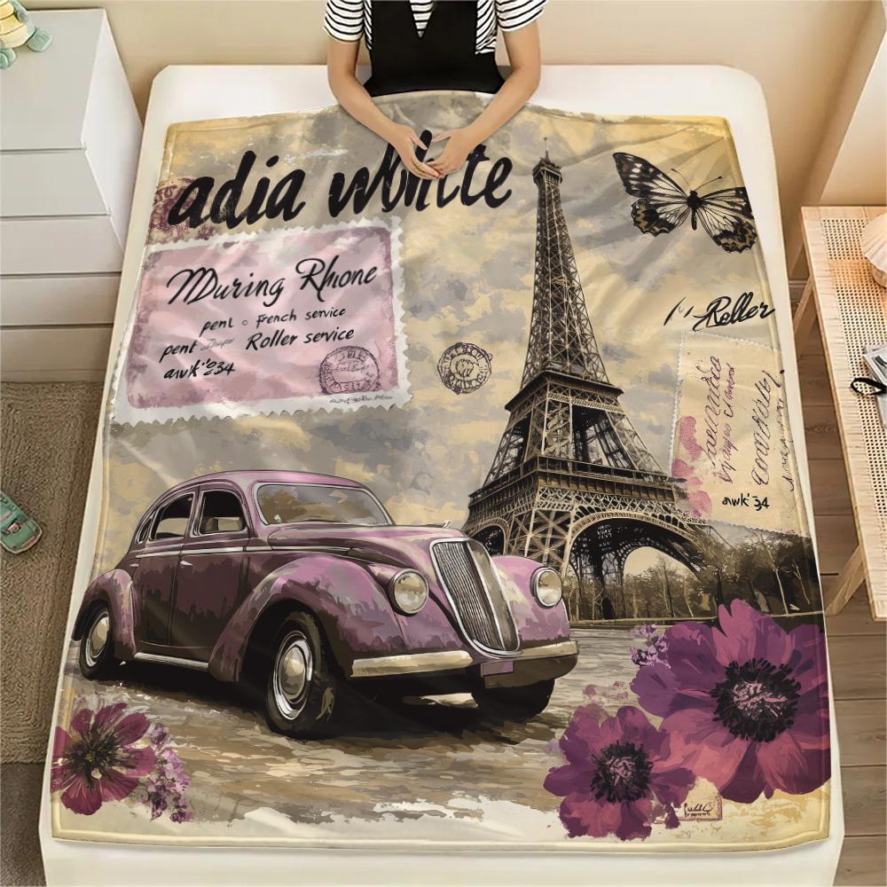 Eiffel Tower Print Flannel Blanket, High quality Comfortable for All Seasons, Home Decor, Warmth and Comfort 80cm x 120cm
Eiffel Tower Print Flannel Blanket, High quality Comfortable for All Seasons, Home Decor, Warmth and Comfort 80cm x 120cm