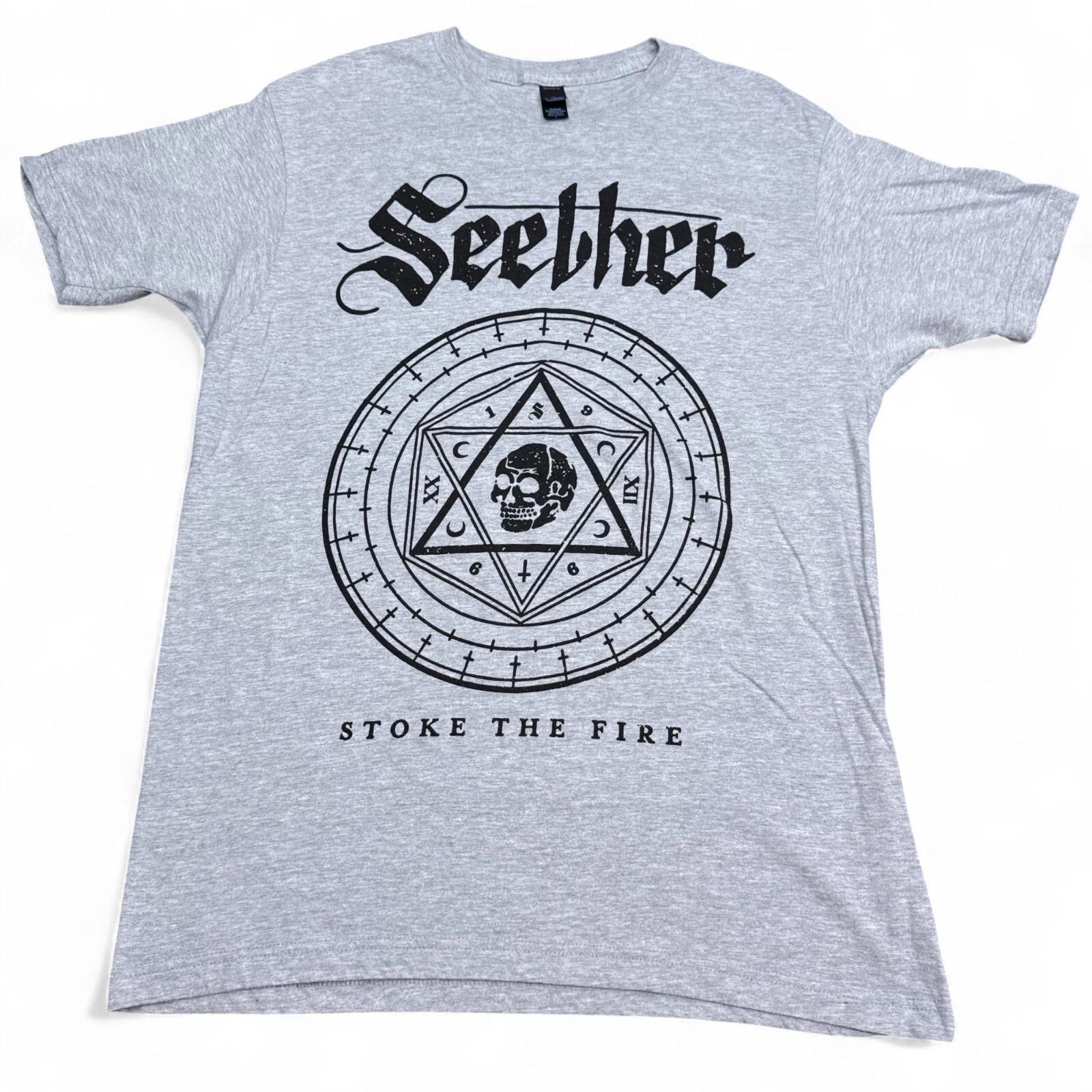 Seether Stoke the Fire Tee Shirt Adult Size Large Gray Big Logo Y2K Rock Band XL
Seether Stoke the Fire Tee Shirt Adult Size Large Gray Big Logo Y2K Rock Band XL