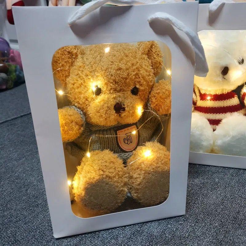 Gift Box Doll Bear Plush Toy Children S Doll Birthday Gift Girls Company Event Gift 30cm bear
Gift Box Doll Bear Plush Toy Children S Doll Birthday Gift Girls Company Event Gift 30cm bear