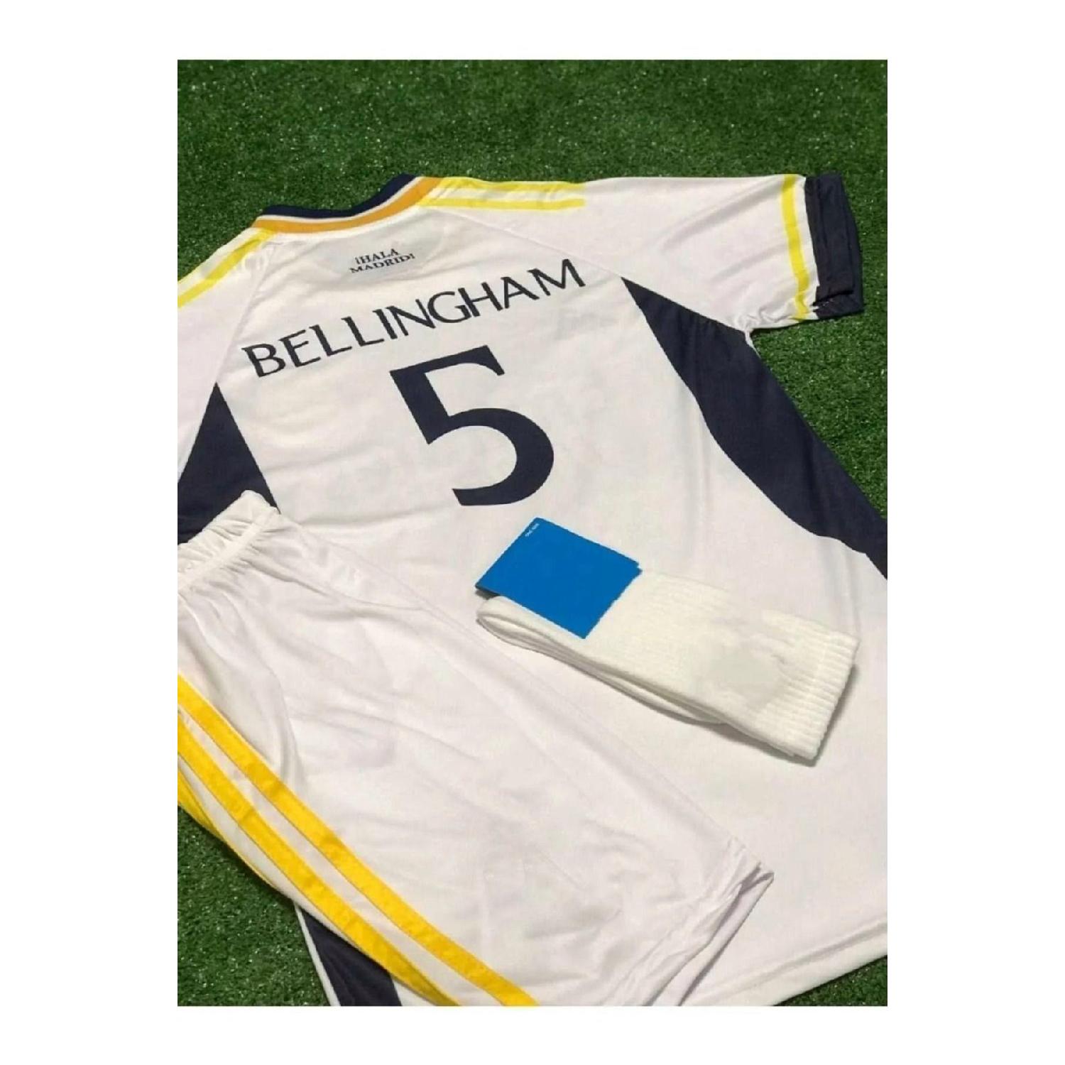 Новый сезон 2023/24 Jude Bellingham Home Kids, трикотажные шорты, комплект из 3 носков 5-6 Yaş белый
Новый сезон 2023/24 Jude Bellingham Home Kids, трикотажные шорты, комплект из 3 носков 5-6 Yaş белый