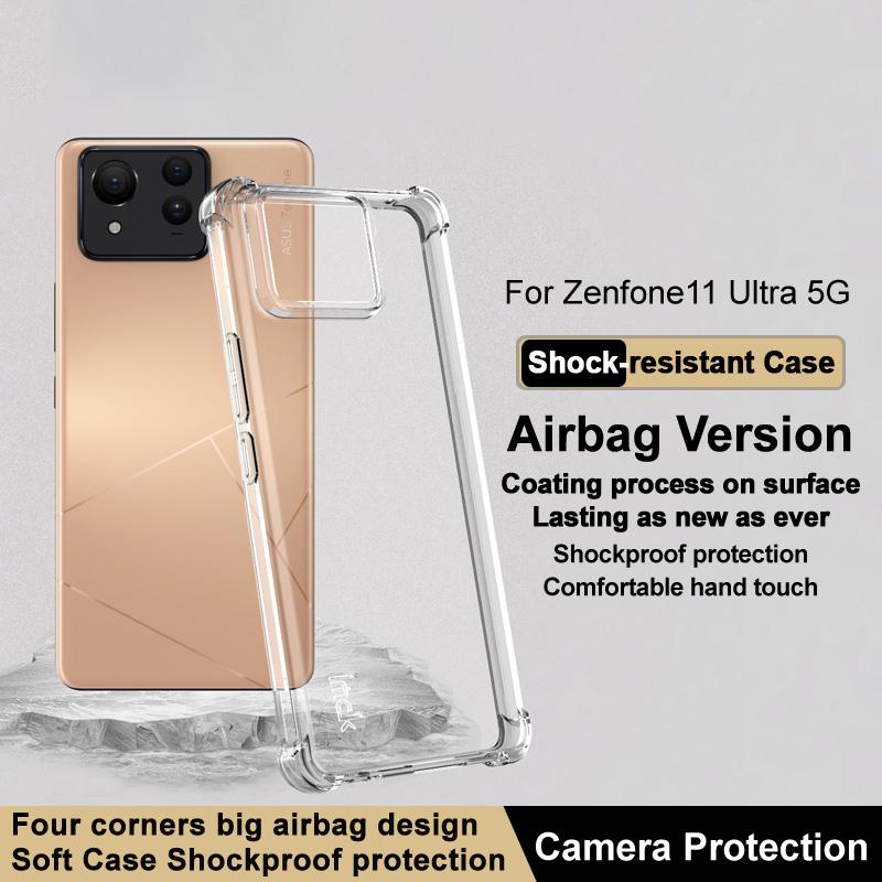 IMAK For Asus Zenfone 11 Ultra 5G Clear Case Airbag Corner Drop-proof TPU Phone Cover Transparent
IMAK For Asus Zenfone 11 Ultra 5G Clear Case Airbag Corner Drop-proof TPU Phone Cover Transparent