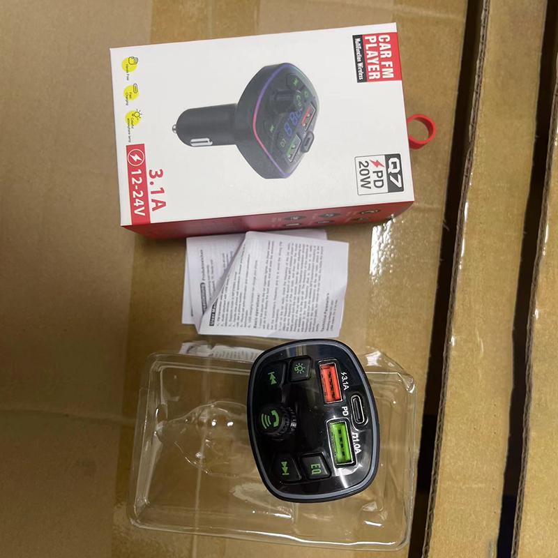 Car Bluetooth 5.0 Charger Fm Transmitter Pd 18W Type-C Dual Usb Colorful Ambient Light Cigarette Lighter Mp3 Music Player
Car Bluetooth 5.0 Charger Fm Transmitter Pd 18W Type-C Dual Usb Colorful Ambient Light Cigarette Lighter Mp3 Music Player
