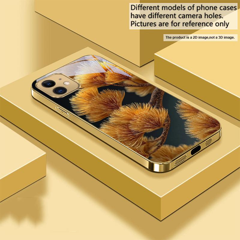 Golden Needle Art Sense For IPhone 17Pro Max 16 17 Pro oMax 15 Pro 14 13 Plus 12Mini 11ProMax XR 16E Air Golden glass phone case iPhone Air
Golden Needle Art Sense For IPhone 17Pro Max 16 17 Pro oMax 15 Pro 14 13 Plus 12Mini 11ProMax XR 16E Air Golden glass phone case iPhone Air
