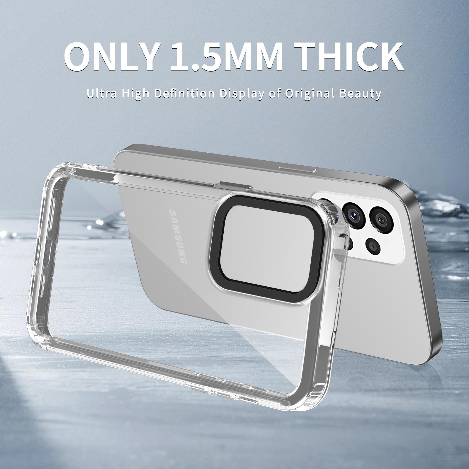 For Samsung Galaxy A53 5G Clear Cases Shockproof PC+TPU Phone Cover Transparent Black
For Samsung Galaxy A53 5G Clear Cases Shockproof PC+TPU Phone Cover Transparent Black