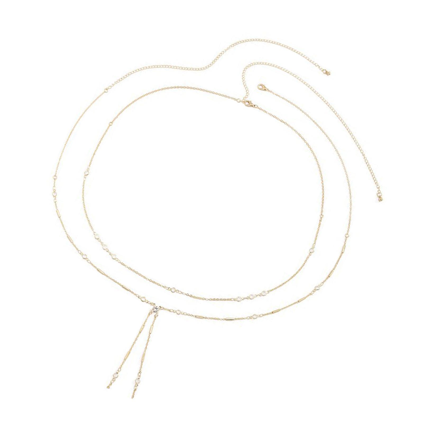Elegant Double Layer Waist Chain Belly Chain With Fringed Adjustable Body Jewelry For Special Occasion and Night Event золотой
Elegant Double Layer Waist Chain Belly Chain With Fringed Adjustable Body Jewelry For Special Occasion and Night Event золотой