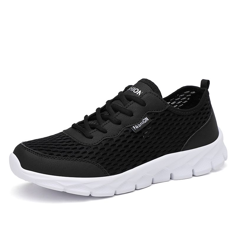 Black Mesh Upper Male Sports Shoes Hollow Breathable Men s Casual Sneakers Trend 2025 Stylish Light Jump Wide Shoe in Promotion 38
Black Mesh Upper Male Sports Shoes Hollow Breathable Men s Casual Sneakers Trend 2025 Stylish Light Jump Wide Shoe in Promotion 38