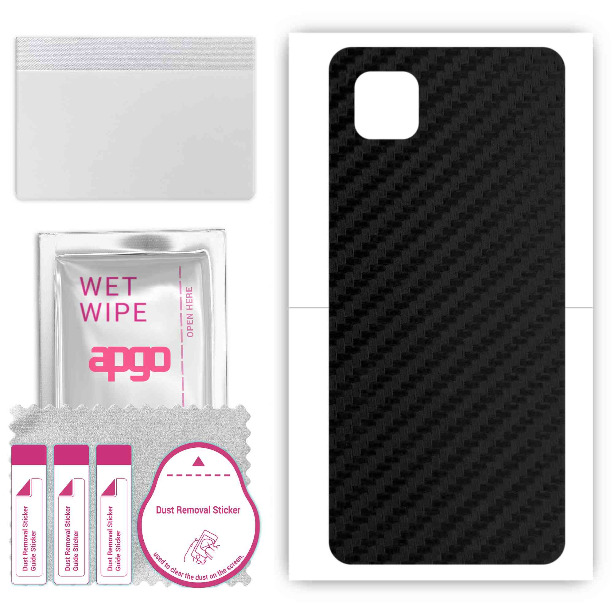 apgo Protective Skin Sticker for the back compatible with ZTE Axon 11 4G, Wrap Film, Foil, Vinyl - Pattern Carbon Black
apgo Protective Skin Sticker for the back compatible with ZTE Axon 11 4G, Wrap Film, Foil, Vinyl - Pattern Carbon Black