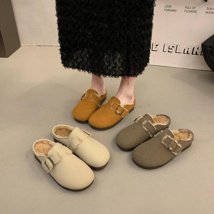 Модные весенне-осенние мохнатые тапочки женская верхняя одежда ретро повседневные зимние теплые хлопковые тапочки с подкладкой 35 хаки
Модные весенне-осенние мохнатые тапочки женская верхняя одежда ретро повседневные зимние теплые хлопковые тапочки с подкладкой 35 хаки